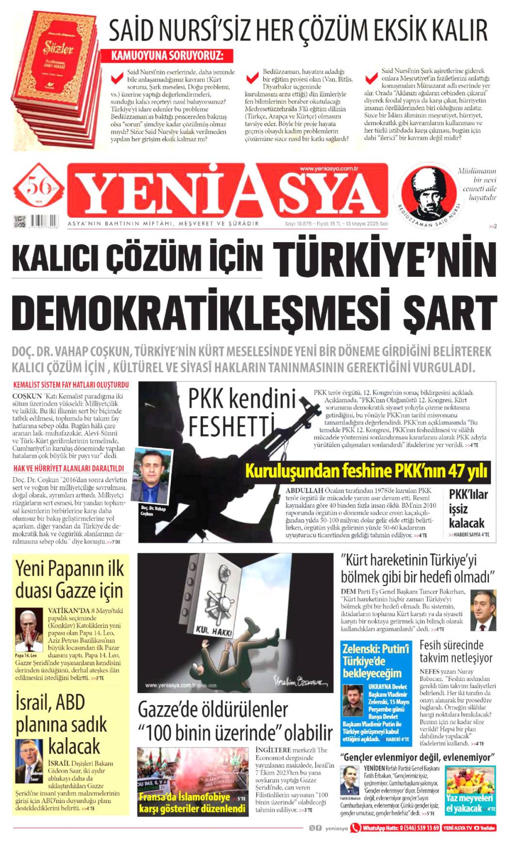 PKK'nın fesih kararı gazete manşetlerinde nasıl yer buldu? 2