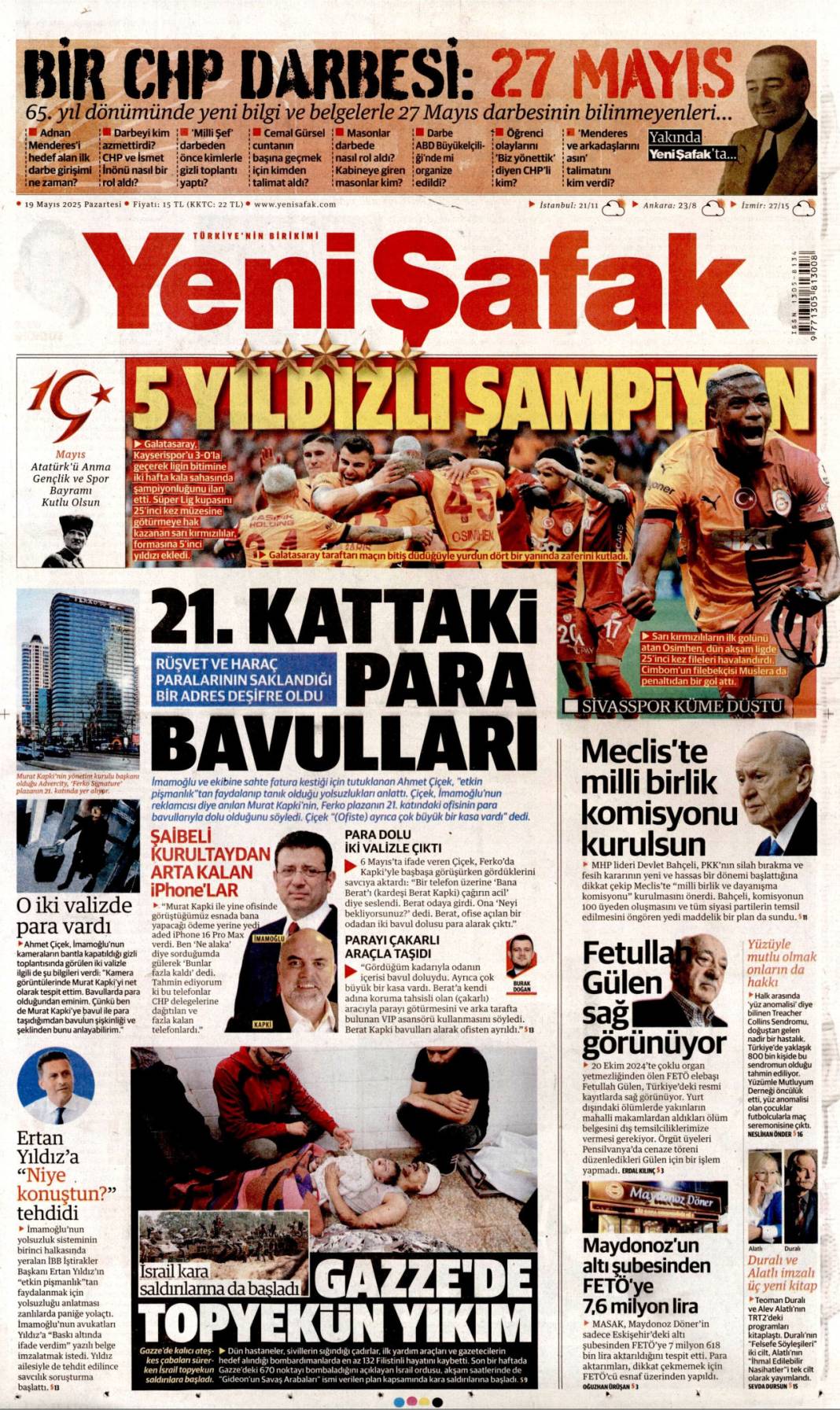 Gazeteler 19 Mayıs'ı nasıl gördü? 1