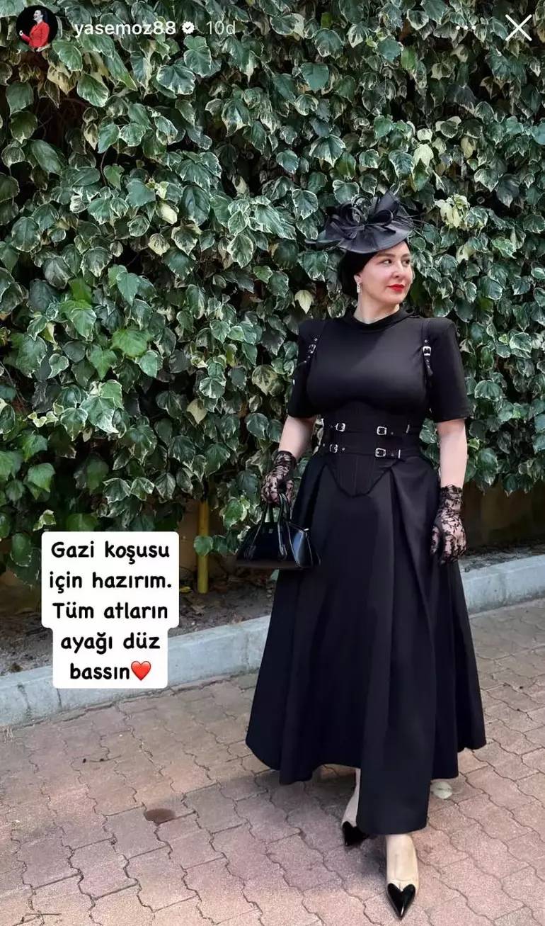 Gazi Koşusu'nda şıklık yarışı! Veliefendi Hipodromu ünlü akınına uğradı 6