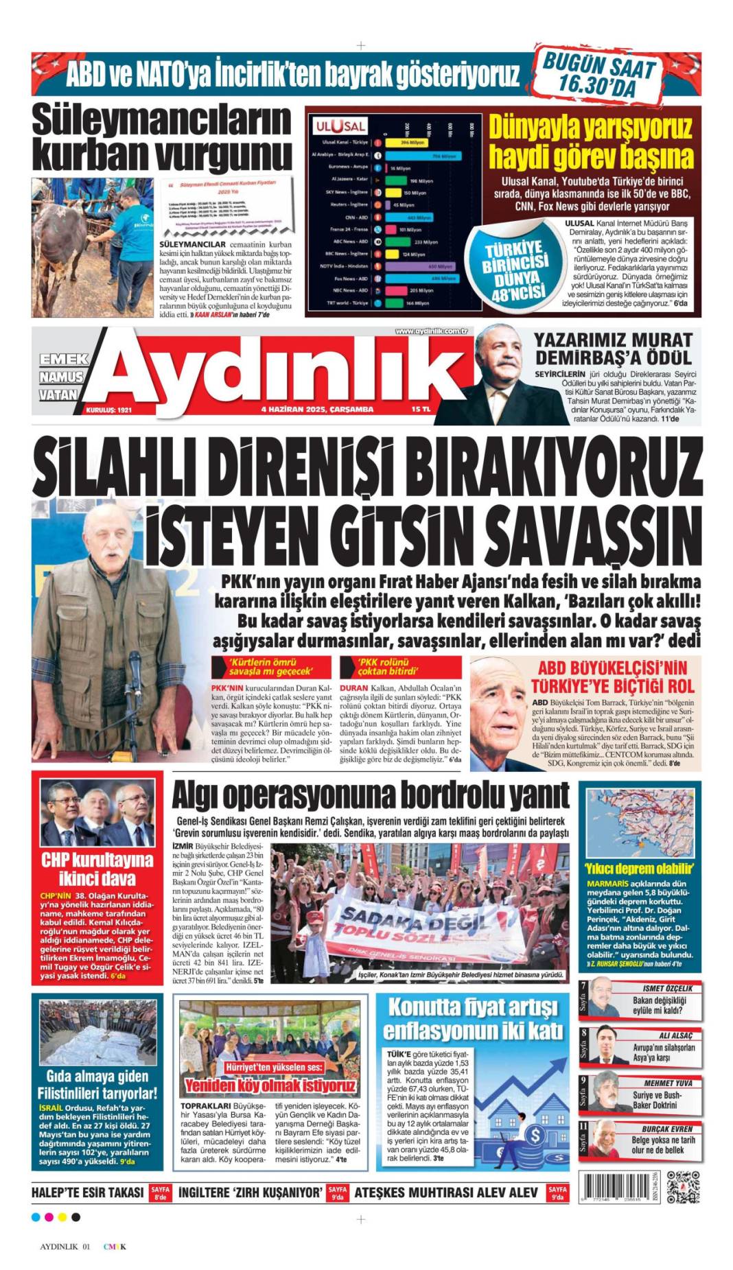 Manşetlerde bugün ne var? İşte 4 Haziran’ın gazete başlıkları 13