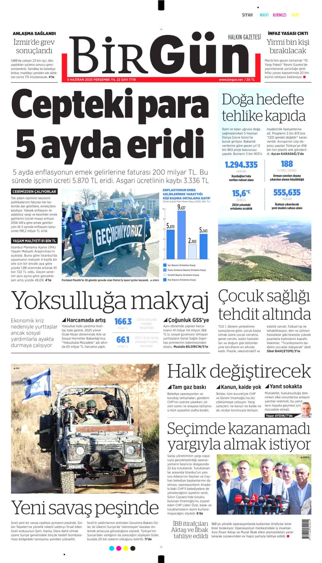 Gazeteler bugün ne yazdı? İşte 5 Haziran’ın manşetleri 5