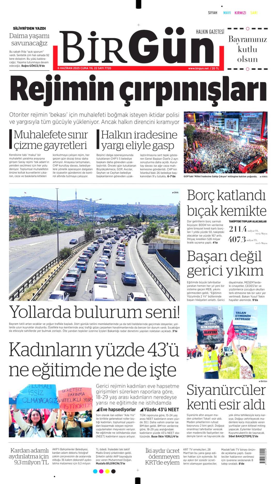 Bugün hangi gazete ne dedi? İşte 6 Haziran’ın manşetleri 5