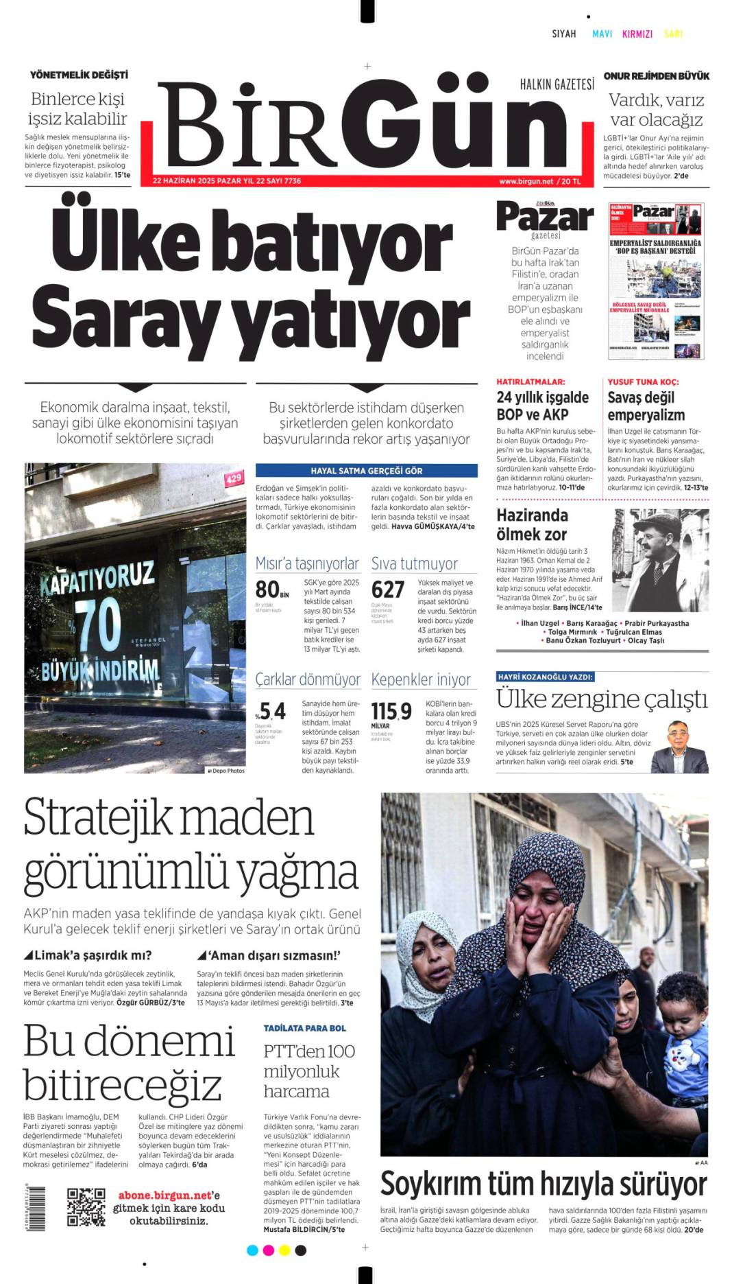 Türkiye'nin gündemi ne? İşte 22 Haziran manşetleri 19