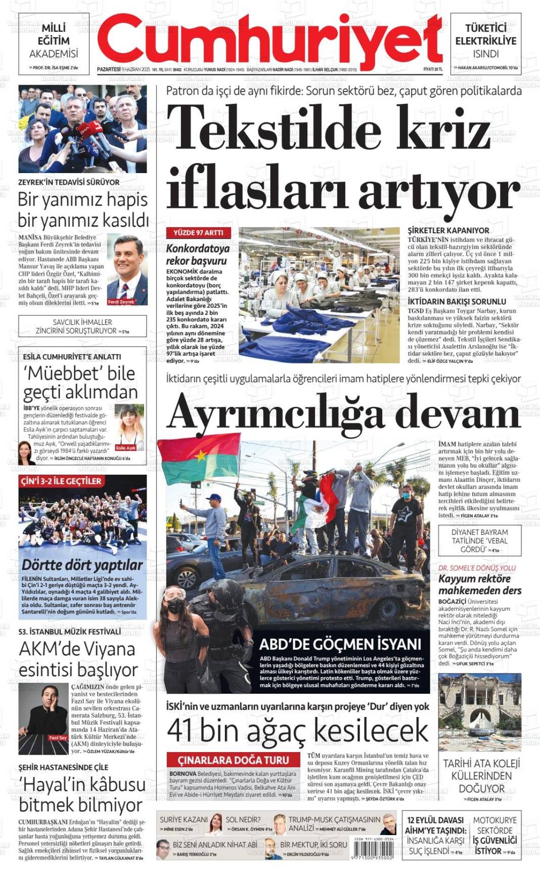 Türkiye’nin gündemi bu başlıklarda! İşte 10 Haziran gazete manşetleri... 4
