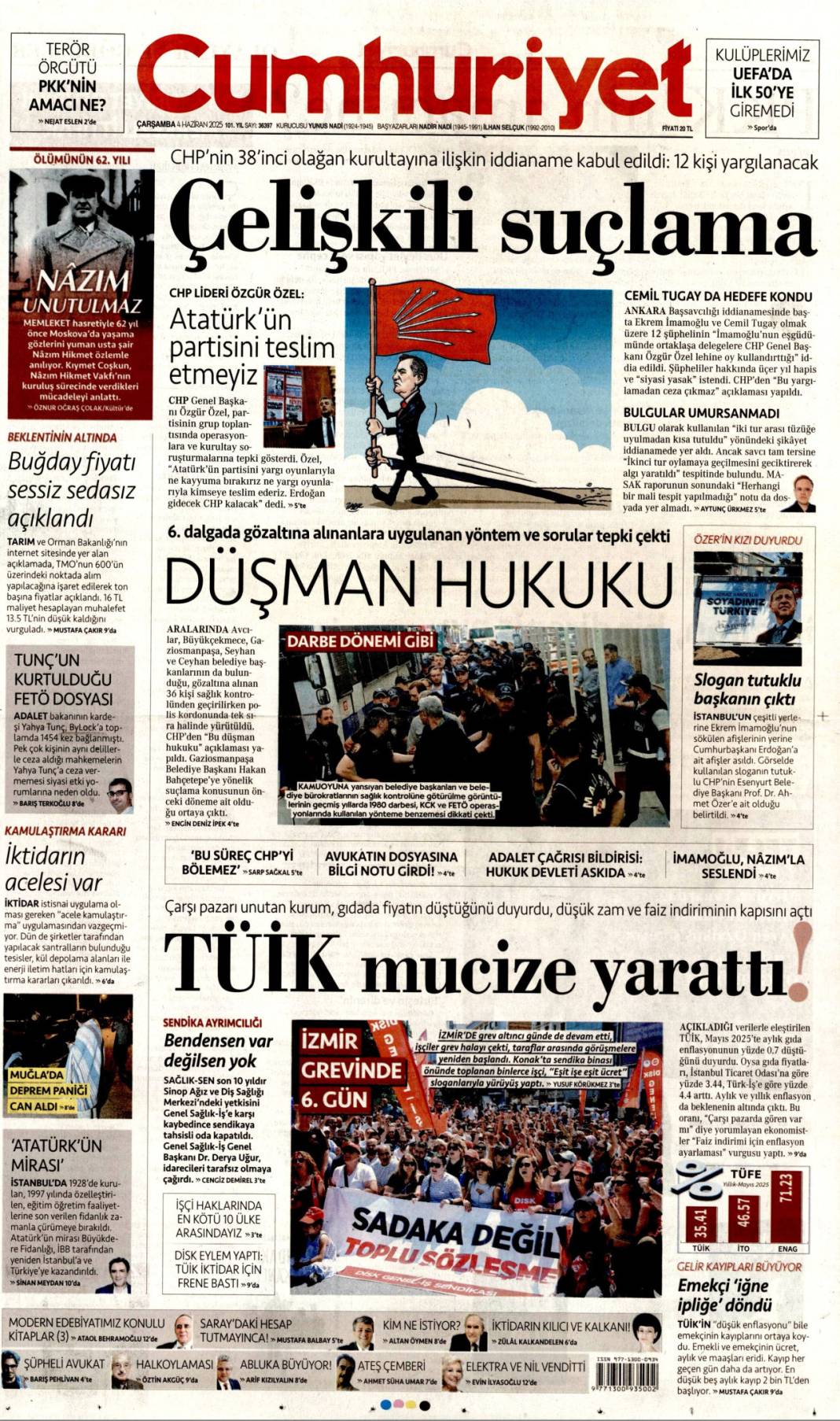 Manşetlerde bugün ne var? İşte 4 Haziran’ın gazete başlıkları 1