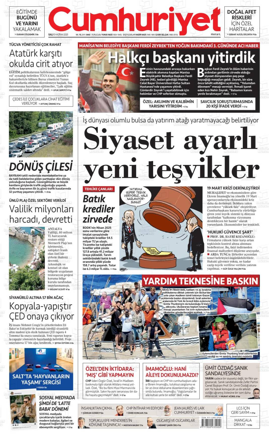 Gazetelerin ilk sayfalarında ne var? İşte 11 Haziran manşetleri... 5