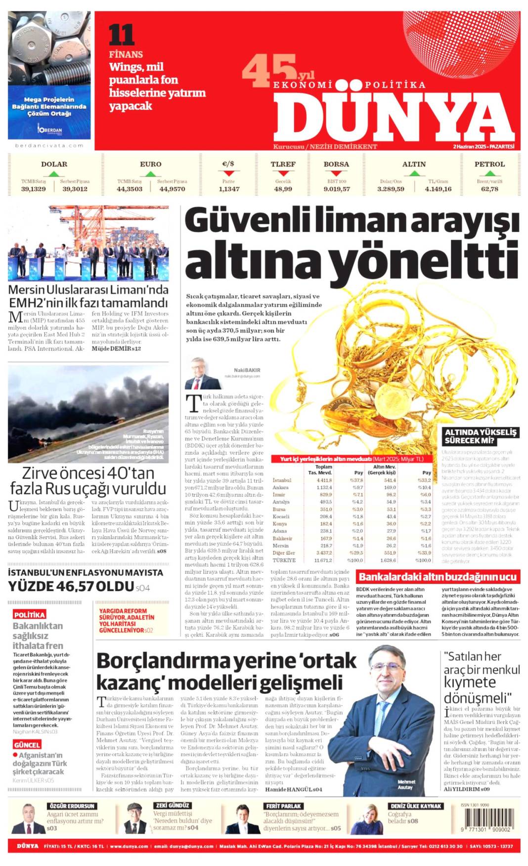 Gazeteler bugün ne yazdı? İşte 2 Haziran Pazartesi manşetleri... 4