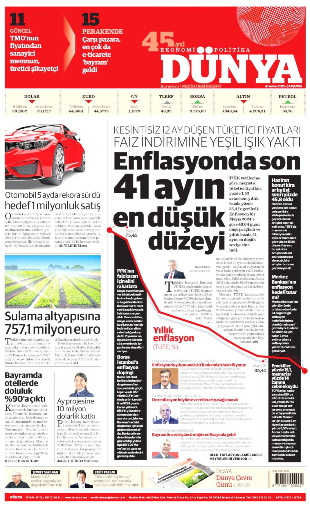 Manşetlerde bugün ne var? İşte 4 Haziran’ın gazete başlıkları 6