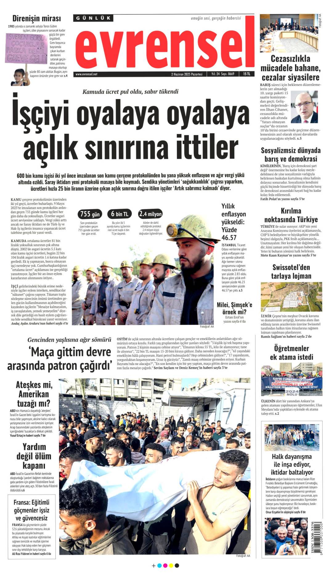 Gazeteler bugün ne yazdı? İşte 2 Haziran Pazartesi manşetleri... 9