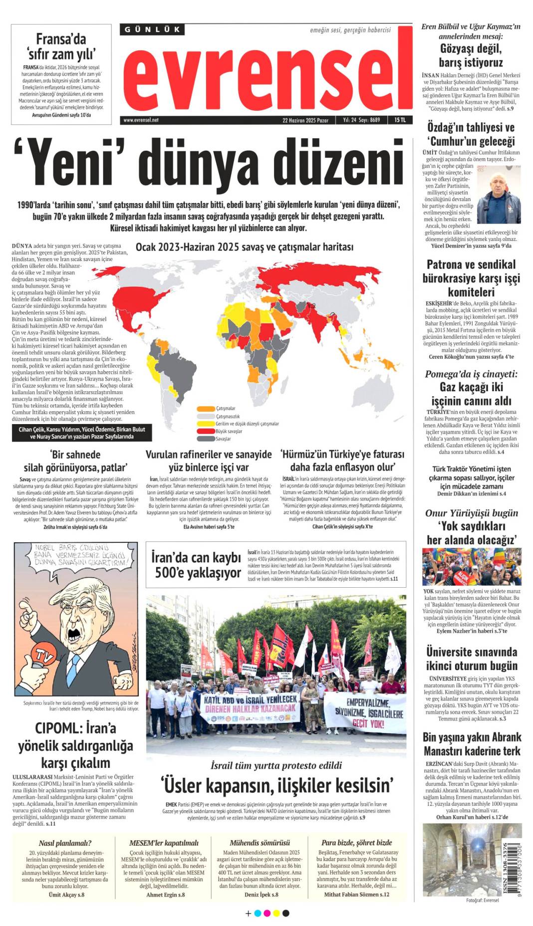 Türkiye'nin gündemi ne? İşte 22 Haziran manşetleri 17