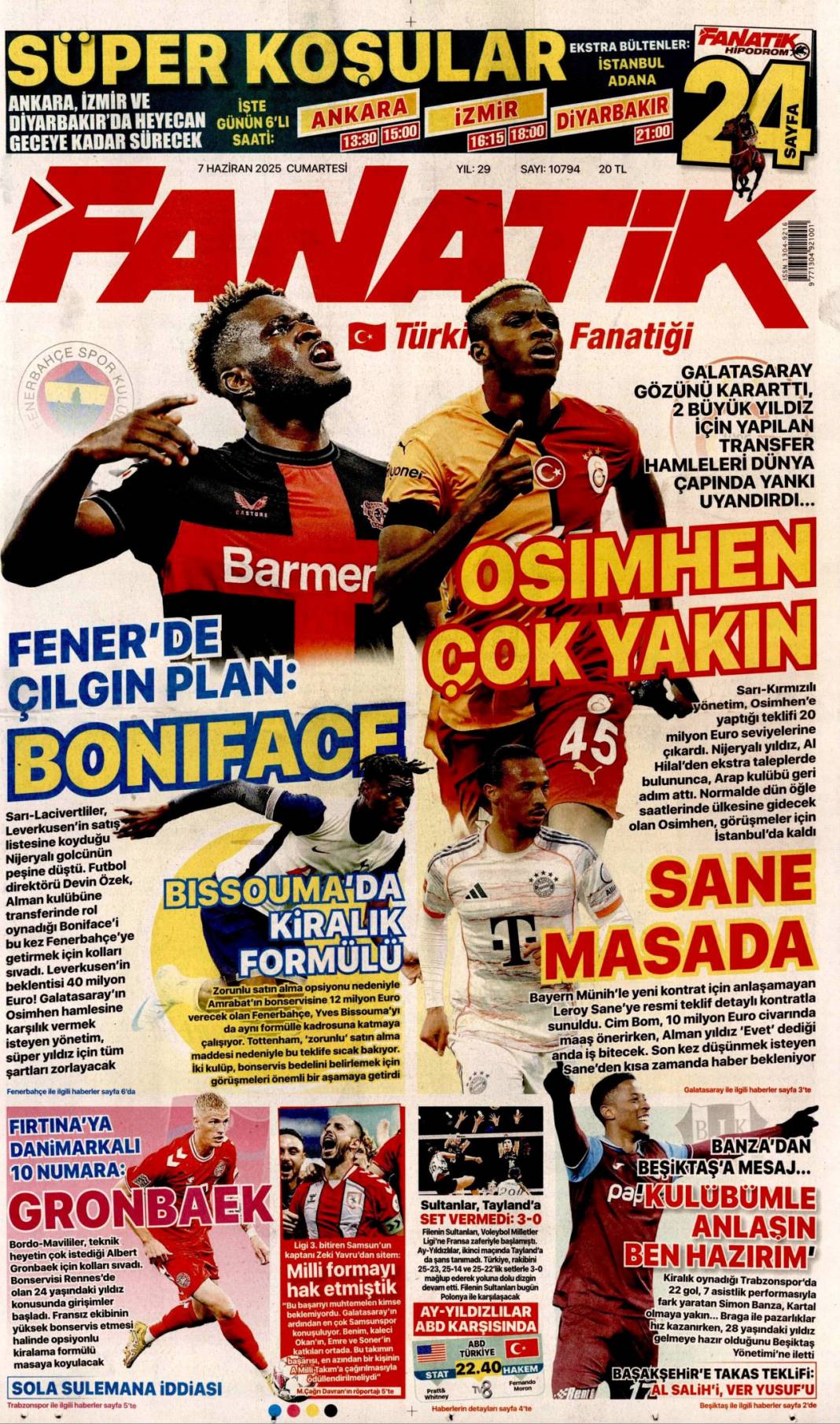 Bugün manşetlerde ne var? İşte 7 Haziran'ın dikkat çeken başlıkları 12