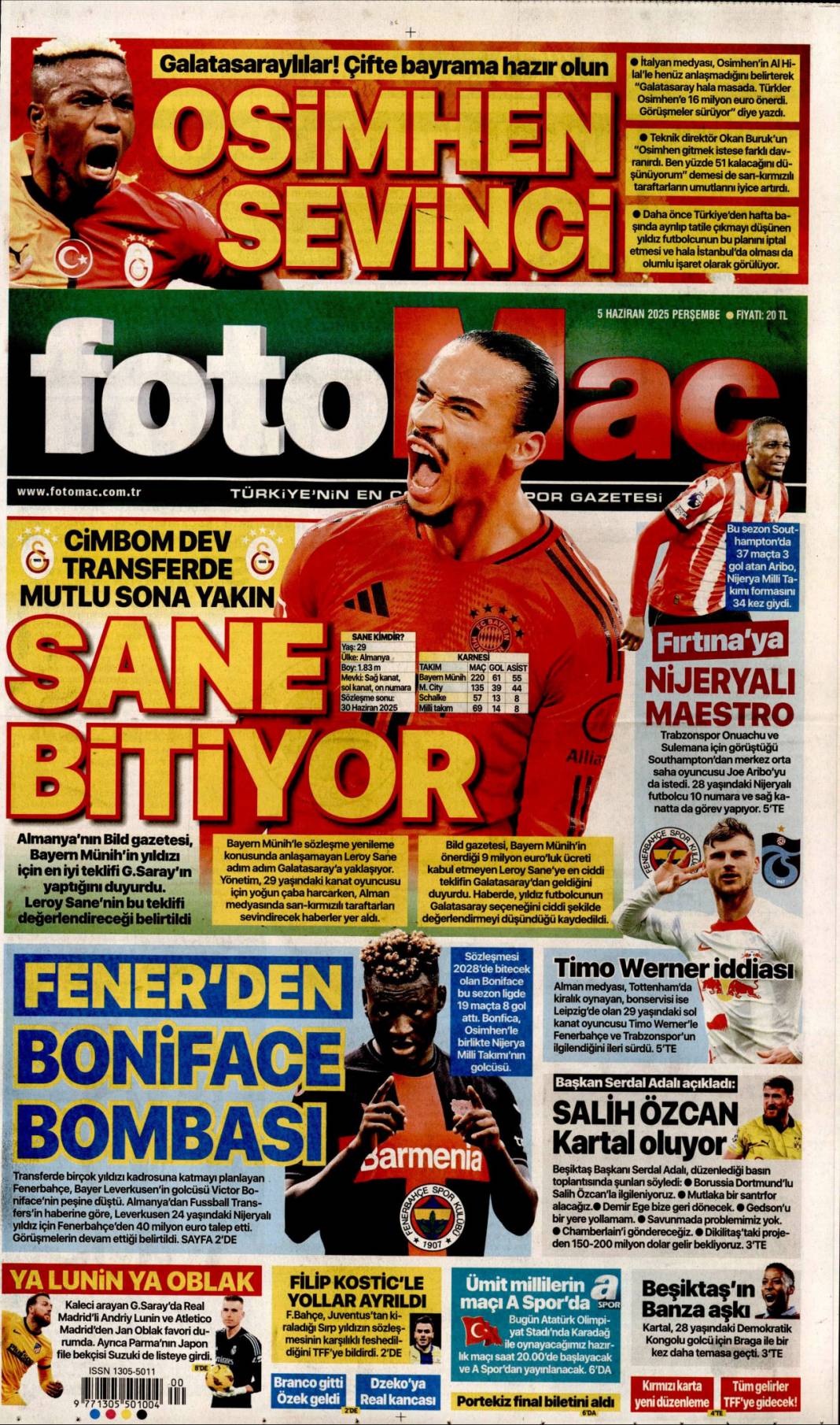 Gazeteler bugün ne yazdı? İşte 5 Haziran’ın manşetleri 16