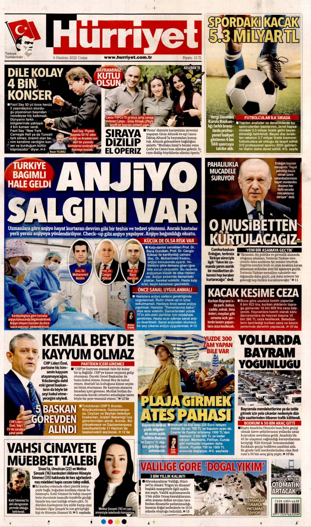 Bugün hangi gazete ne dedi? İşte 6 Haziran’ın manşetleri 2