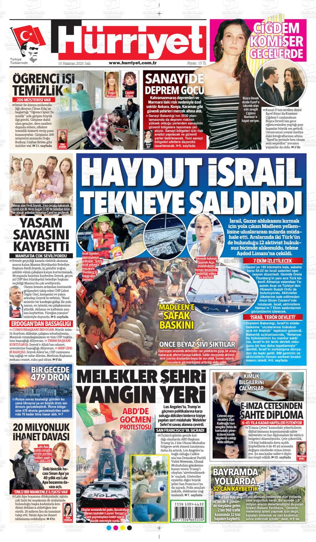 Gazetelerin ilk sayfalarında ne var? İşte 11 Haziran manşetleri... 7