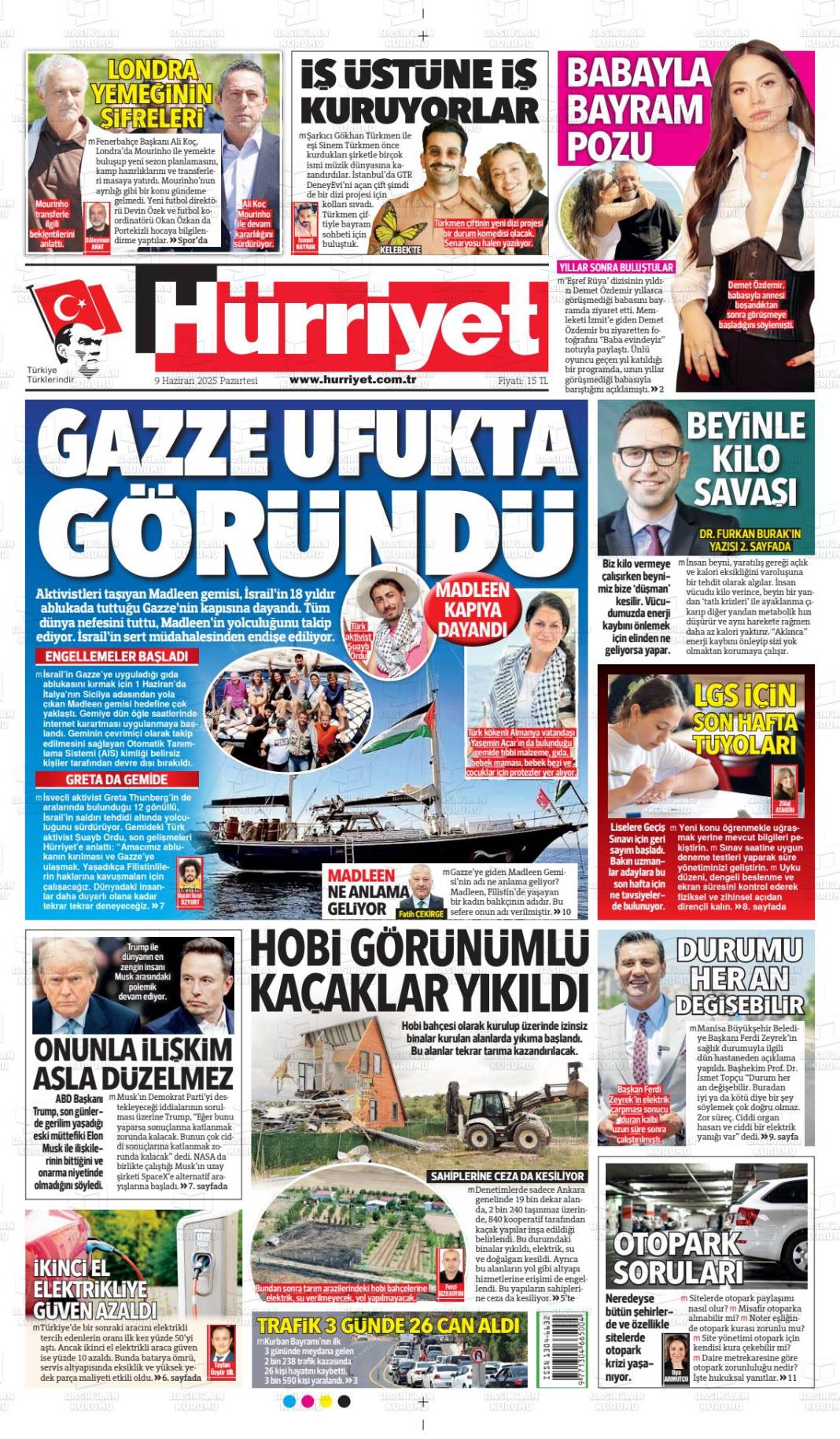 Türkiye’nin gündemi bu başlıklarda! İşte 10 Haziran gazete manşetleri... 3