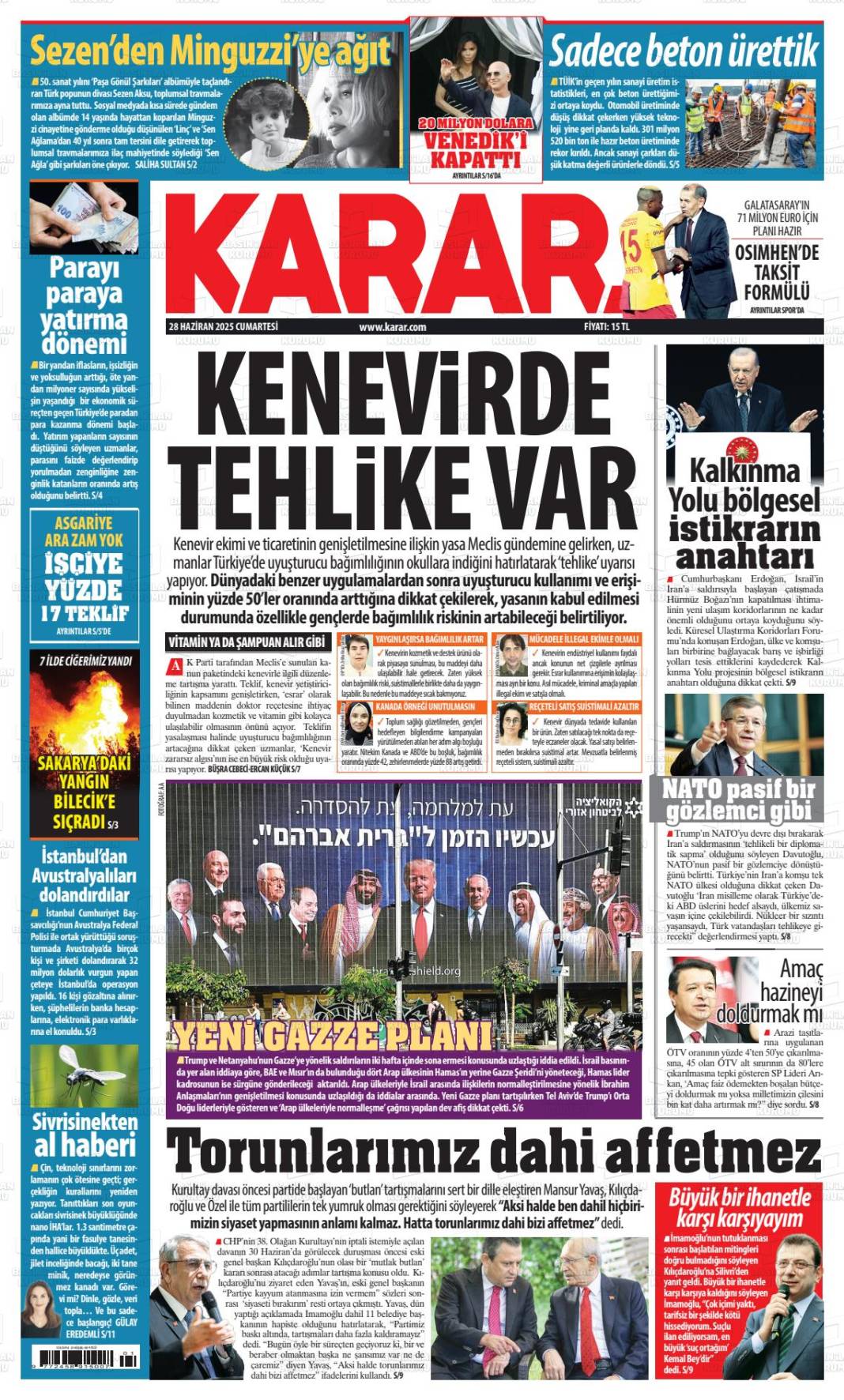 Gazeteler bugün ne yazdı? İşte manşetlerle Türkiye gündemi... 9