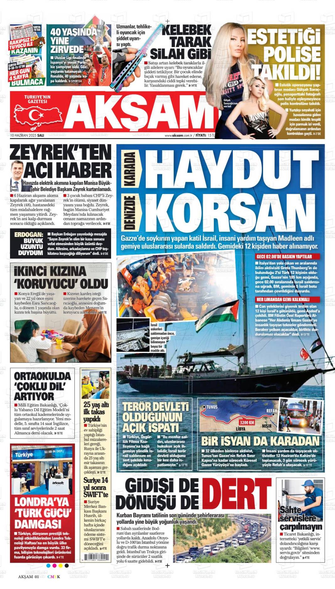 Gazetelerin ilk sayfalarında ne var? İşte 11 Haziran manşetleri... 1