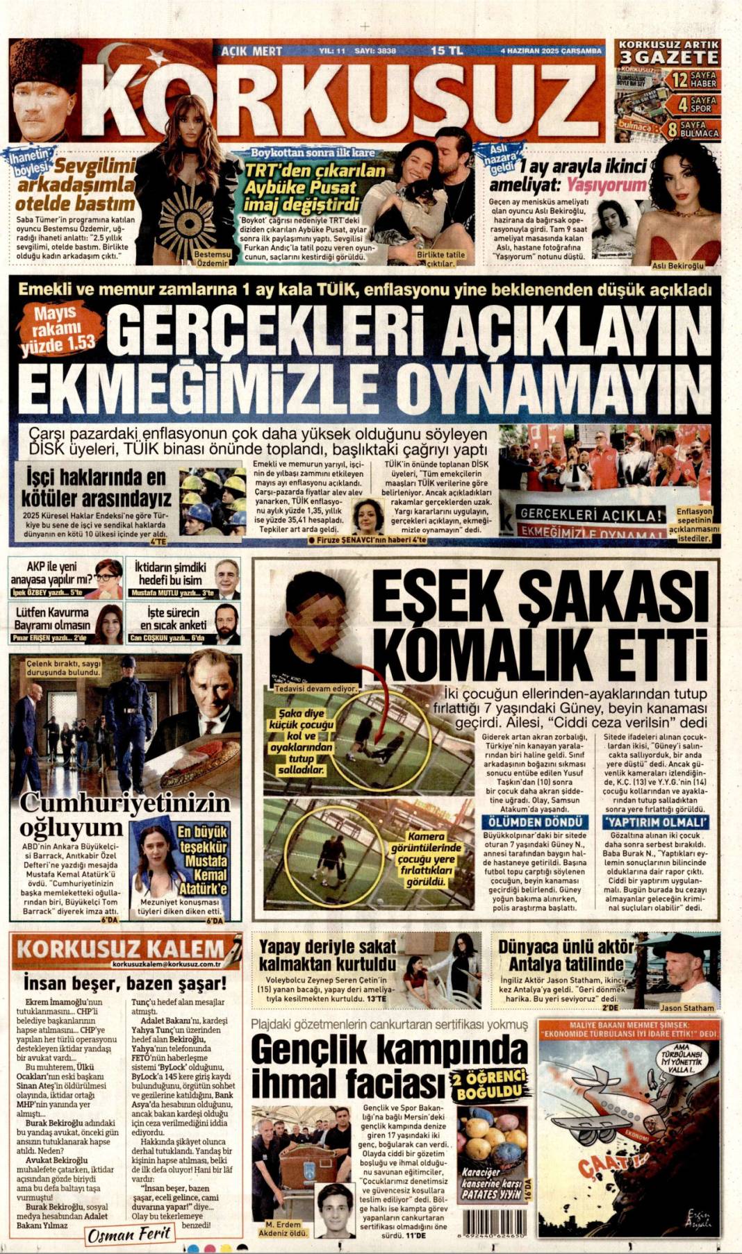 Manşetlerde bugün ne var? İşte 4 Haziran’ın gazete başlıkları 18