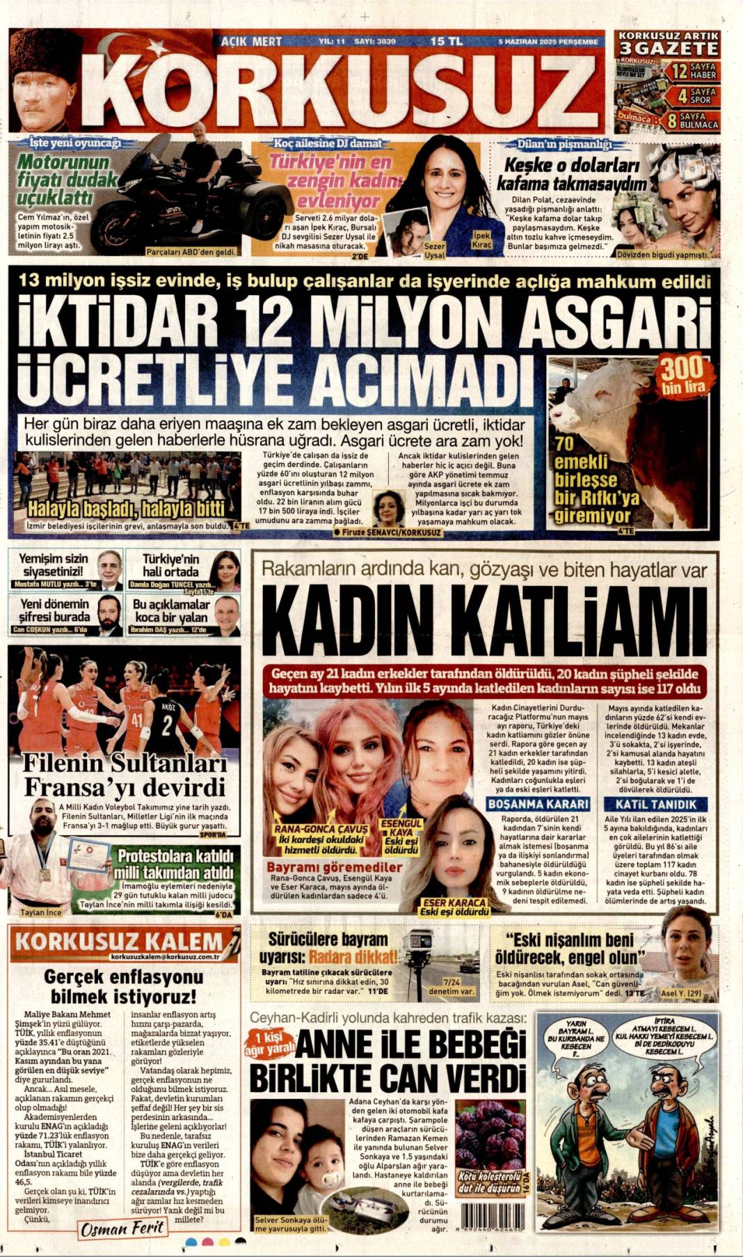 Gazeteler bugün ne yazdı? İşte 5 Haziran’ın manşetleri 19