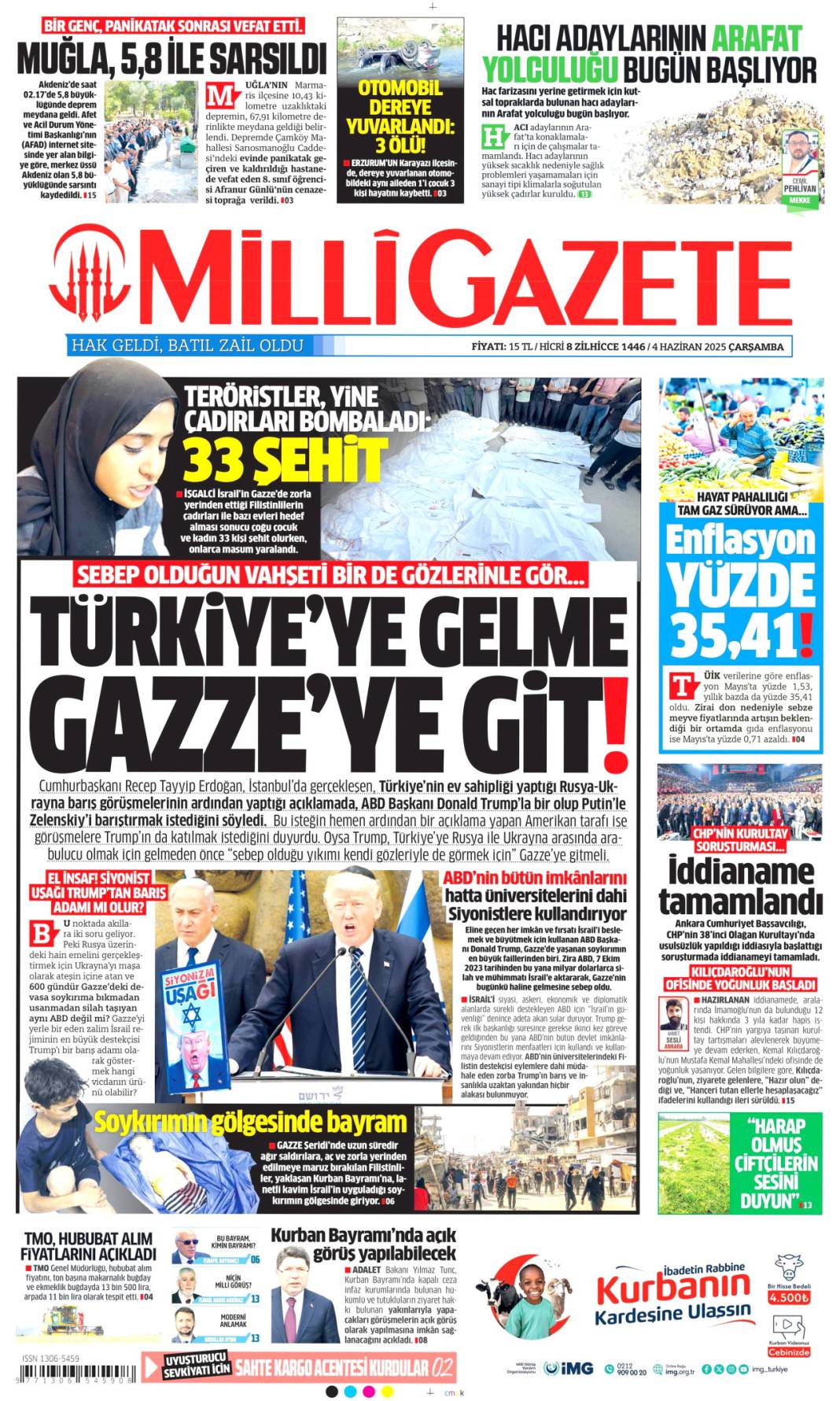 Manşetlerde bugün ne var? İşte 4 Haziran’ın gazete başlıkları 19