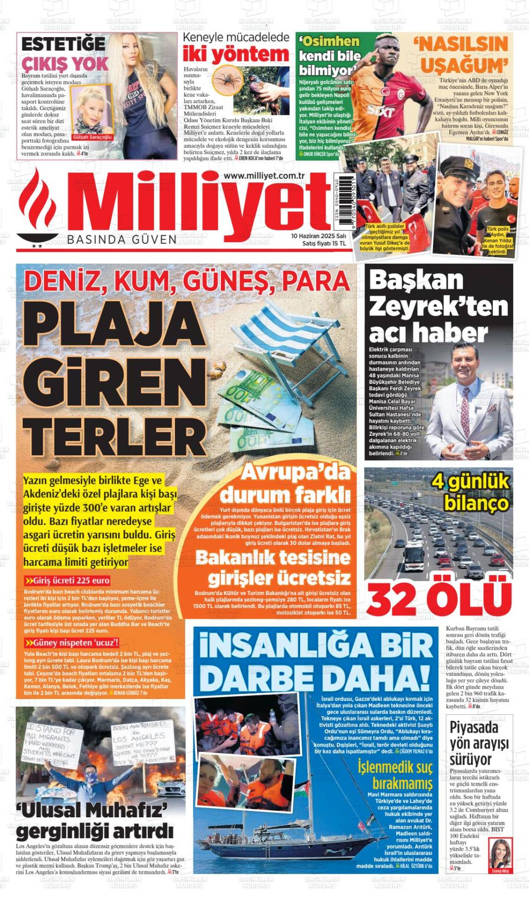 Gazetelerin ilk sayfalarında ne var? İşte 11 Haziran manşetleri... 12