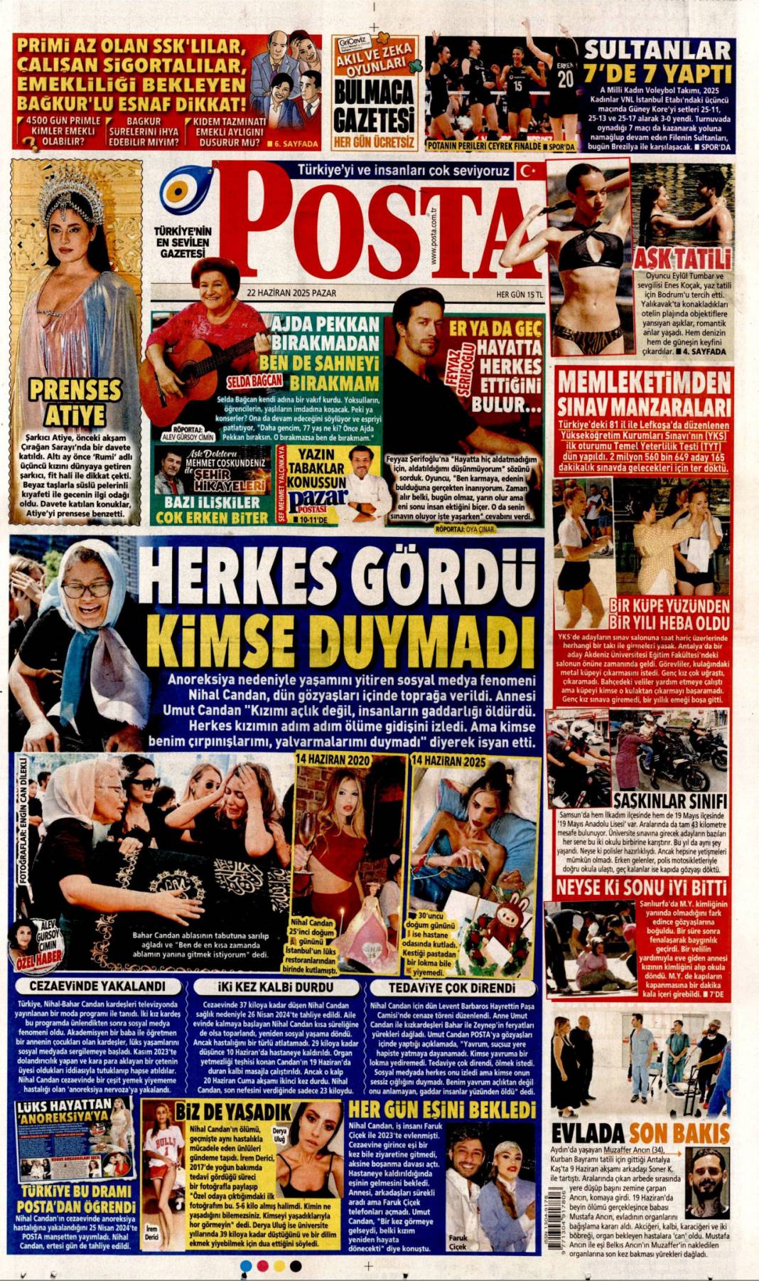 Türkiye'nin gündemi ne? İşte 22 Haziran manşetleri 4