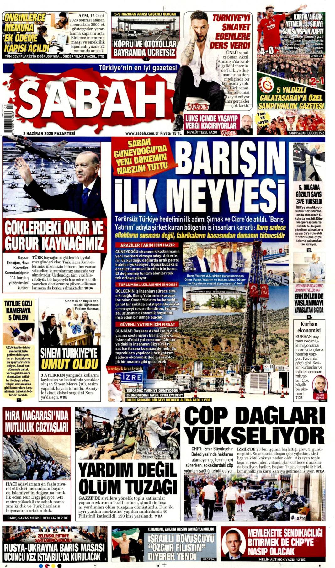 Gazeteler bugün ne yazdı? İşte 2 Haziran Pazartesi manşetleri... 20