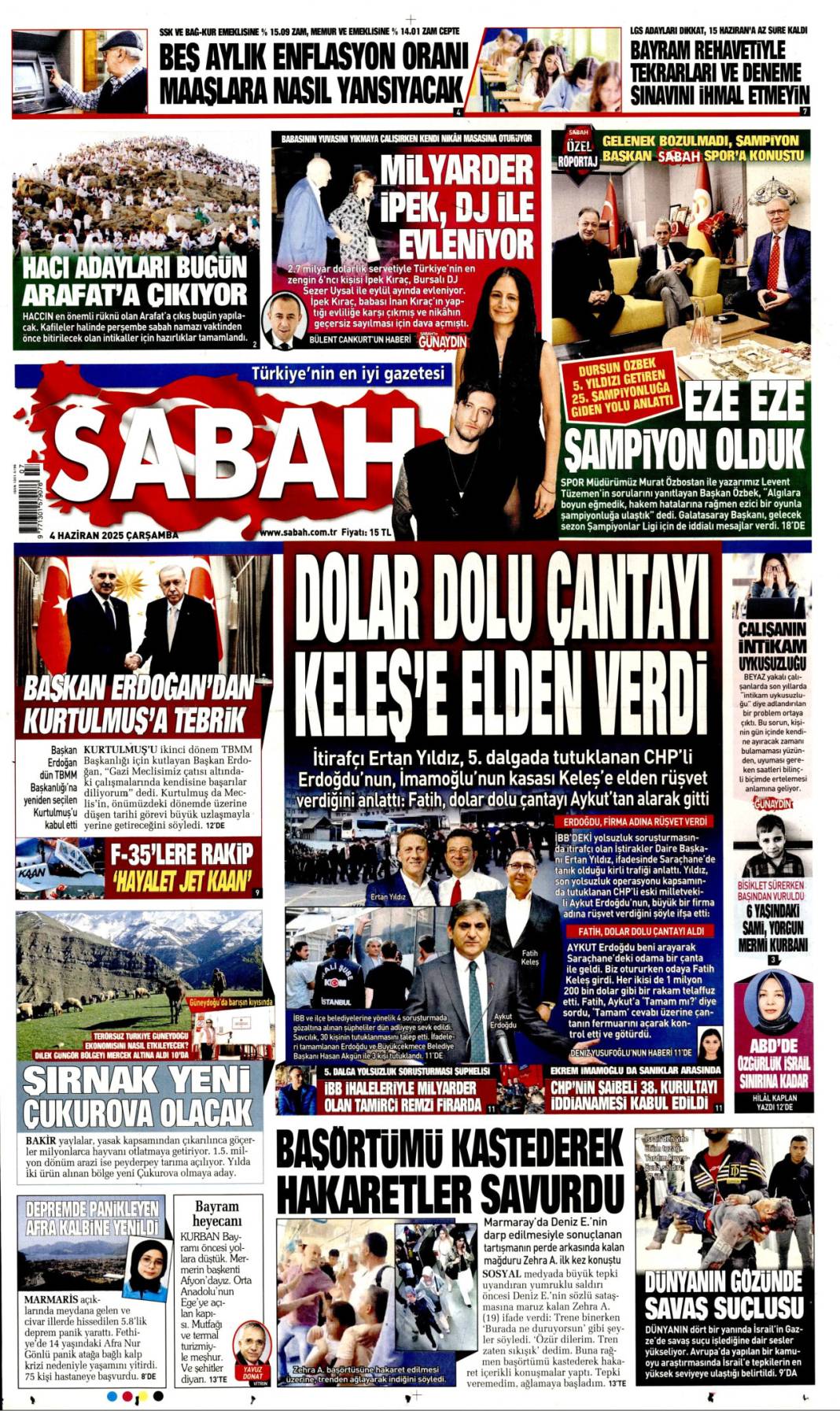 Manşetlerde bugün ne var? İşte 4 Haziran’ın gazete başlıkları 22