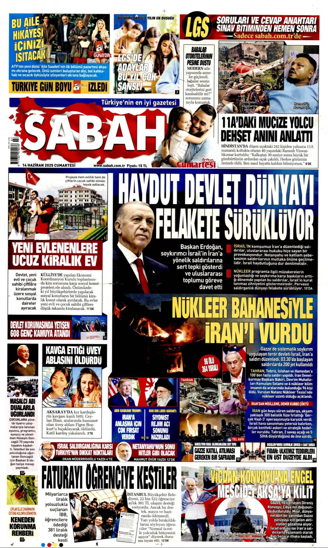 Günün manşetleri: Gazeteler 14 Haziran’a nasıl uyandı? 21