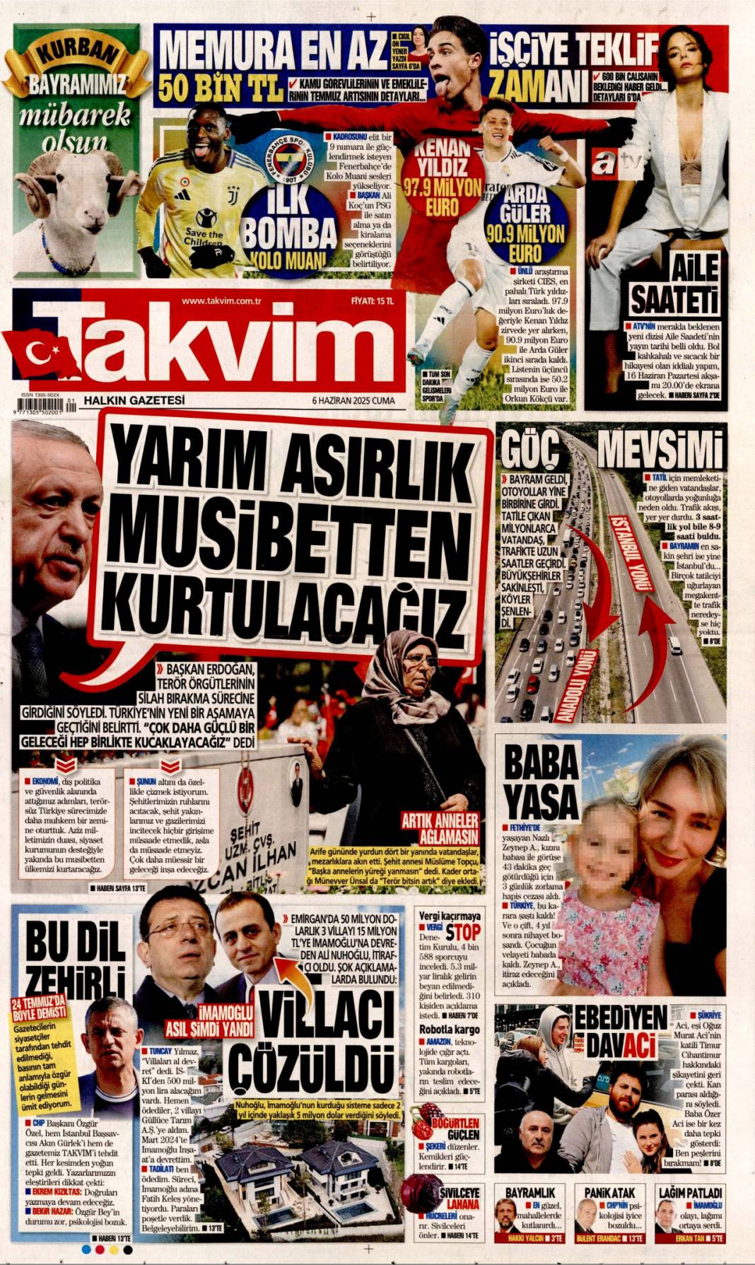 Bugün hangi gazete ne dedi? İşte 6 Haziran’ın manşetleri 19