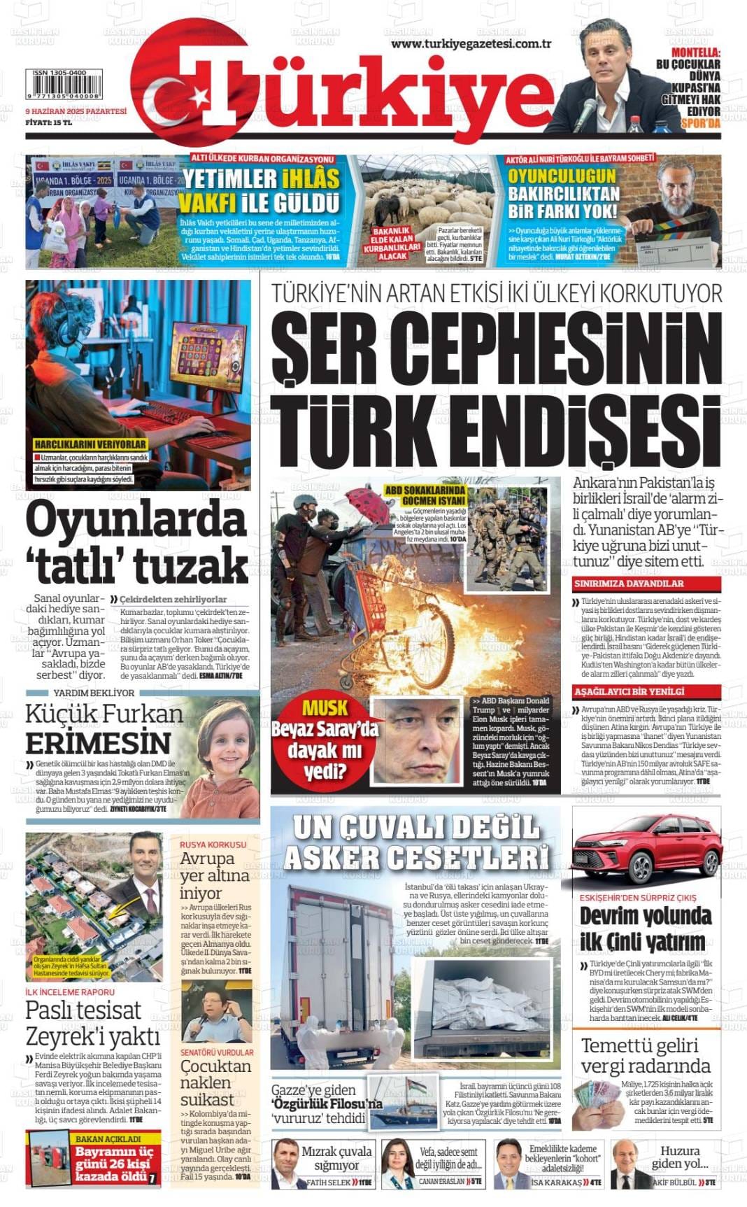 Türkiye’nin gündemi bu başlıklarda! İşte 10 Haziran gazete manşetleri... 15