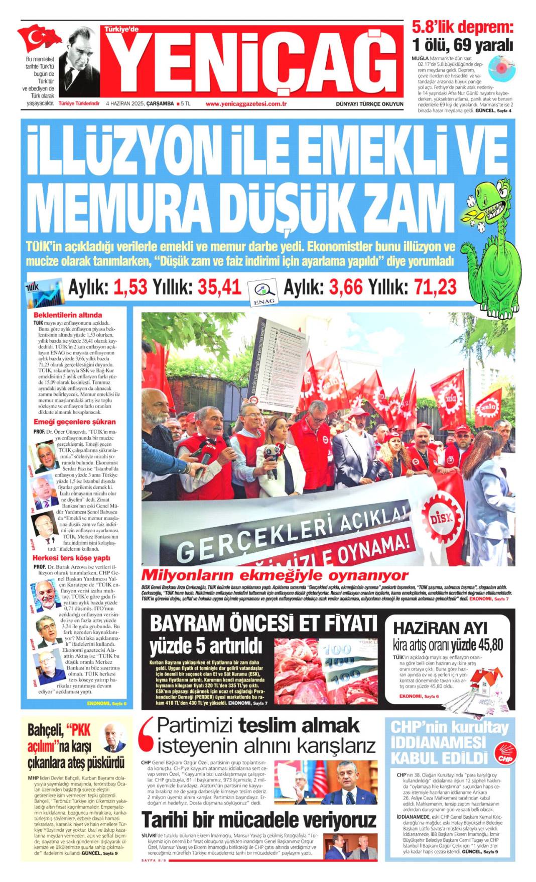 Manşetlerde bugün ne var? İşte 4 Haziran’ın gazete başlıkları 23