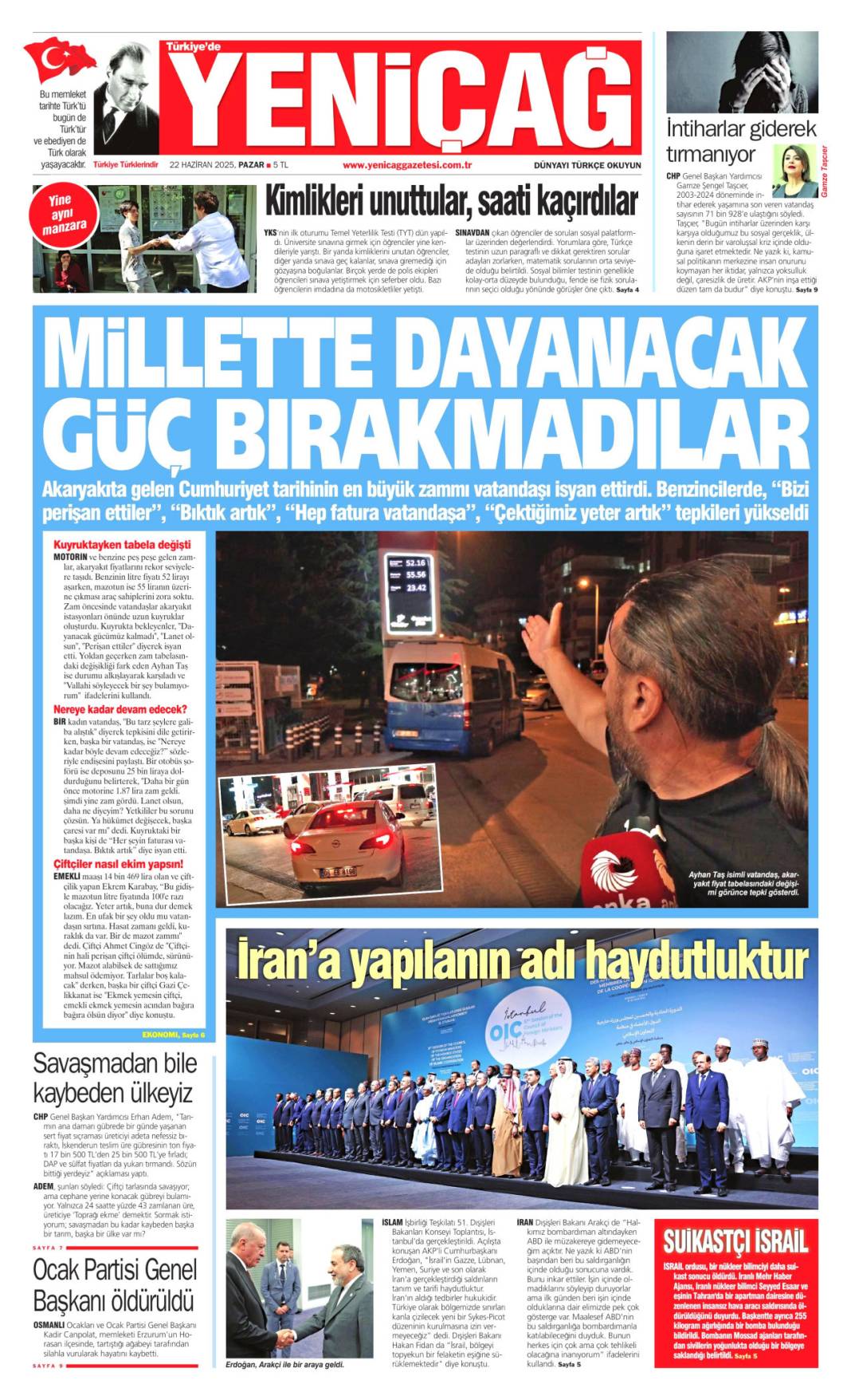 Türkiye'nin gündemi ne? İşte 22 Haziran manşetleri 14