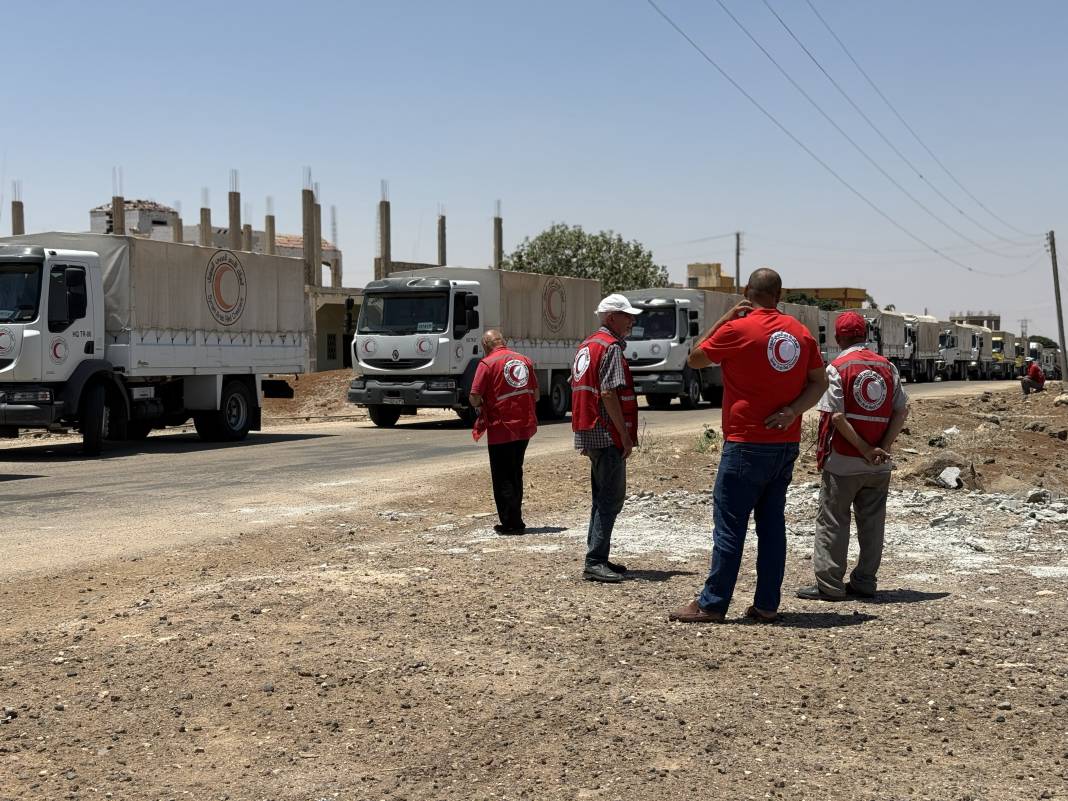 Süveyda’ya insani yardım sevkiyatı 5