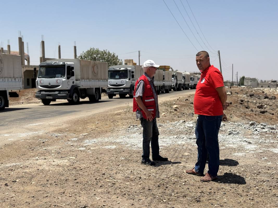 Süveyda’ya insani yardım sevkiyatı 4