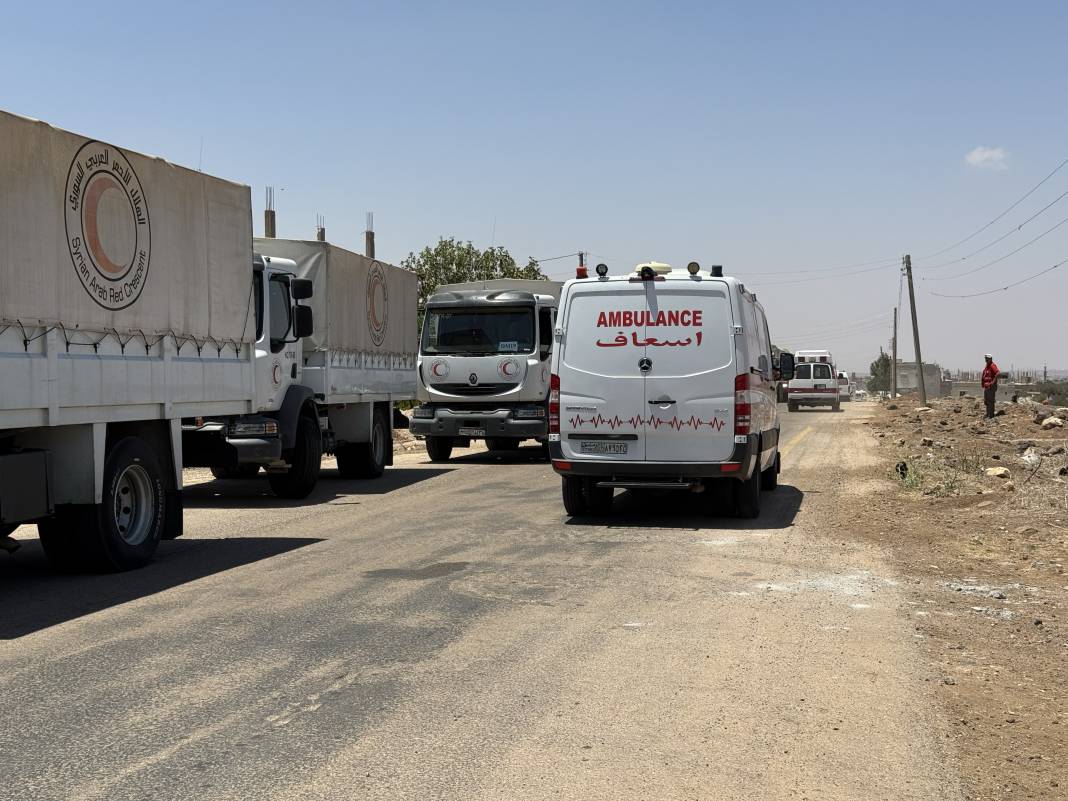 Süveyda’ya insani yardım sevkiyatı 7