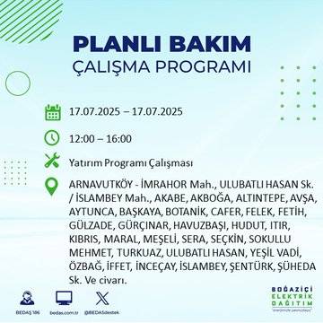 İstanbul karanlığa gömülecek: BEDAŞ saatini açıkladı 53