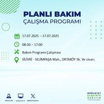İstanbul karanlığa gömülecek: BEDAŞ saatini açıkladı 5
