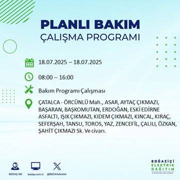 Bu geceden itibaren başlıyor: İstanbul'un 28 ilçesinde dev elektrik kesintisi 40
