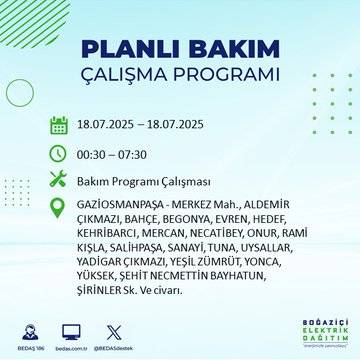 Bu geceden itibaren başlıyor: İstanbul'un 28 ilçesinde dev elektrik kesintisi 28