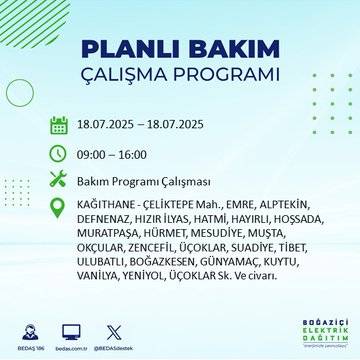 Bu geceden itibaren başlıyor: İstanbul'un 28 ilçesinde dev elektrik kesintisi 24