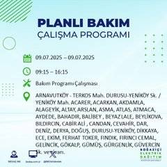 BEDAŞ uyardı: Yarın bu ilçelerde elektrik kesilecek! 67