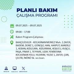 BEDAŞ uyardı: Yarın bu ilçelerde elektrik kesilecek! 70
