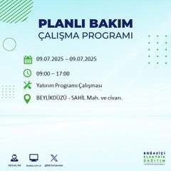 BEDAŞ uyardı: Yarın bu ilçelerde elektrik kesilecek! 53