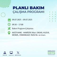 BEDAŞ uyardı: Yarın bu ilçelerde elektrik kesilecek! 11