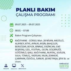 BEDAŞ uyardı: Yarın bu ilçelerde elektrik kesilecek! 12