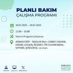 İstanbul’da elektrik kesintisi alarmı! Hangi semtler etkilenecek? 87