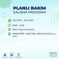 İstanbul’da elektrik kesintisi alarmı! Hangi semtler etkilenecek? 86