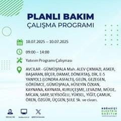 İstanbul’da elektrik kesintisi alarmı! Hangi semtler etkilenecek? 84