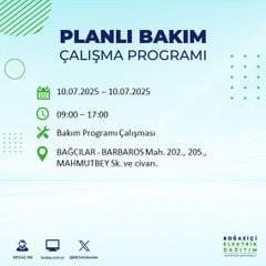 İstanbul’da elektrik kesintisi alarmı! Hangi semtler etkilenecek? 77